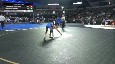 106 lbs Consi Of 8 #1 - Cameron Jackson, John F Kennedy (NC) vs Benicio Thome, Bishop Amat (SS)