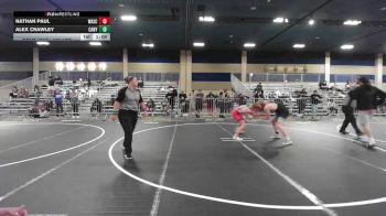 165 lbs Quarterfinal - Nathan Paul, Wasco Yourh Wrestling vs Alex Crawley, Canyon View HS