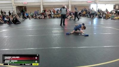 55 lbs Round 1 (6 Team) - Zavery Holmes, Bad Bass vs Jerry Heiden, Dundee WC
