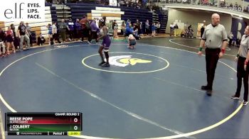 100 lbs. Champ. Round 2 - J Colbert, Belton vs Reese Pope, Olathe North