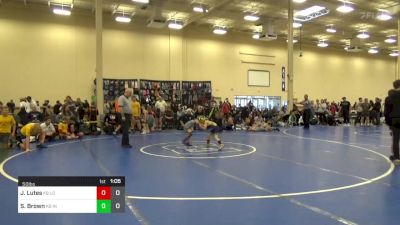 50 lbs Rr Rnd 4 - Jeffrey Lutes, Louisville WC K-8 vs Skyler Brown, Indiana Outlaws K-8