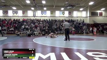 138 lbs Quarterfinal - Mikey Ryan, Mount Vernon vs Connor Hassin, East Marshall/GMG