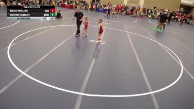 8U - J Quarters - Percy Pimental, Prior Lake Wrestling Club vs Vincent Huerta, Woodbury Wrestling