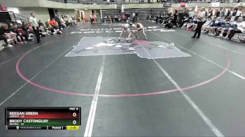 132 lbs Finals (8 Team) - Keegan Green, Liberty vs Brody Castonguay, Bemidji