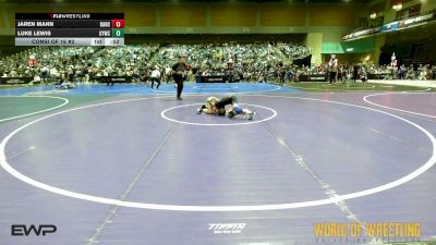 67 lbs Consi Of 16 #2 - Jaren Mann, Rancho Bernardo Wrestling Club (RBWC) vs Luke Lewis, Greenwave Youth Wrestling Club