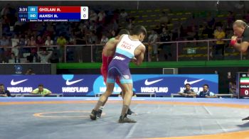 51 kg 1/4 Final - Mohammadreza Gholami, Iran vs Manish Manish, India