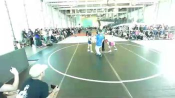 64 lbs Semifinal - Camiel Guizar, Powerline WC vs Valeria Cerna, Top Dog WC