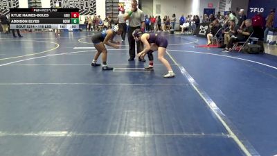 124 lbs Consy 3 - Addison Claassen, Plum vs Cy'nthia Wallace, Trinity