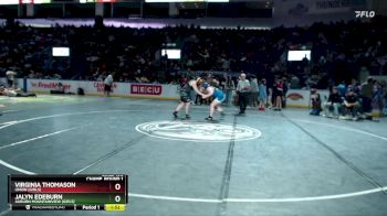 Girls 190 lbs Champ. Round 1 - Virginia Thomason, Union (Girls) vs Jalyn Edeburn, Auburn Mountainview (Girls)