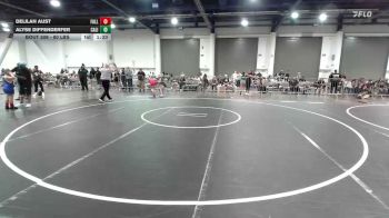 80 lbs Rr Rnd 1 - Delilah Aust, Fallon Outlaws WC vs Alyse Diffenderfer, California Grapplers