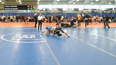 138 lbs 5th Place - Laura Almanza, NM vs Kaylie Julander, WY