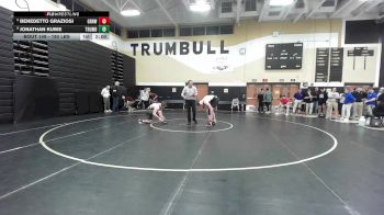 215 lbs Round Of 16 - Benedetto Graziosi, Greenwich vs Jonathan Kubie, Trumbull