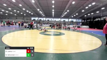 85 lbs Semifinal - Brodey Lewis, POWA vs Nathan Schuman, Mat Assassins Black