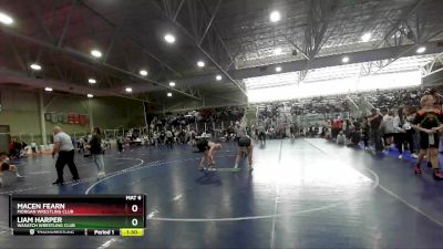 112 lbs Cons. Round 1 - Macen Fearn, Morgan Wrestling Club vs Liam Harper, Wasatch Wrestling Club