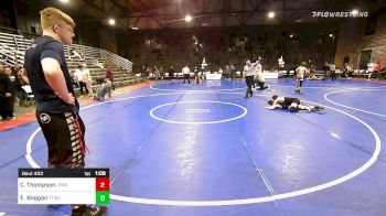 105 lbs Final - Champ Thompson, Jenks Trojan Wrestling Club vs Eli Boggan, Team Tulsa Wrestling Club