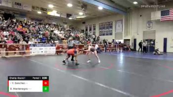137 lbs Champ. Round 1 - Yanni Sanchez, Santa Ana vs Reyna Montenegro, Paloma Valley