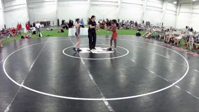 90 lbs Mckenzie Huling, Oklahoma vs Avery Headrick, Iowa