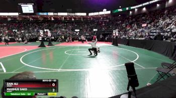 65 lbs Quarterfinal - Maximus Sako, WSW1 vs Zain Ali, WSW1