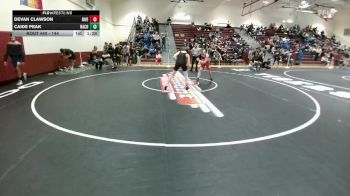 144 lbs Quarterfinal - Caide Peak, Natrona County vs Devan Clawson, Riverton