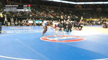 140 Class 2 lbs Cons. Semi - Diamond Keytue, Oak Park vs Olivia Vickers, Seckman