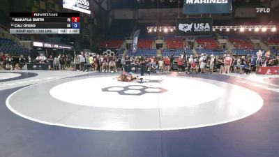 100 lbs Cons. Rd Of 16 - Makayla Smith, PA vs Cali Otero, OH