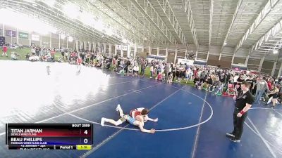 92 lbs Cons. Round 1 - Titan Jarman, Devils Wrestling vs Beau Phillips, Morgan Wrestling Club