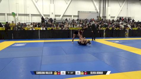 OLIVIA UKMAR vs CAROLINA VALLEJO 2024 World IBJJF Jiu-Jitsu No-Gi Championship