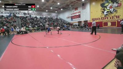 138 lbs 1st Place Match - Bohdan Abbey, Hartland vs Urijah Lopez, Perrysburg