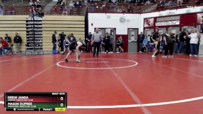 72-79 lbs Cons. Round 1 - Drew Janda, Hobart Wrestling Club vs Mason Dupree, Marauder Wrestling Club