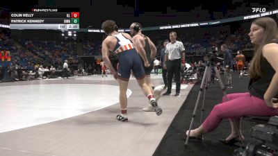 174 lbs Quarters & 1st Wb (16 Team) - Patrick Kennedy, Iowa vs Colin Kelly, Illinois