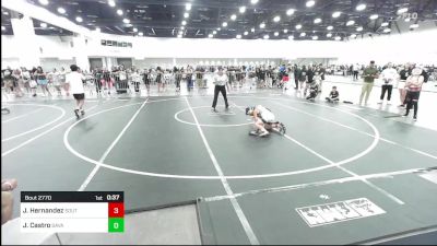 81 lbs Consi Of 4 - Jackson Hernandez, Southwest Stallions WC vs Jeremiah Roman Castro, Savage House WC