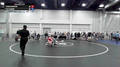 132 lbs 1st Place Match - Colin Martin, VA vs DJ Clarke, GA