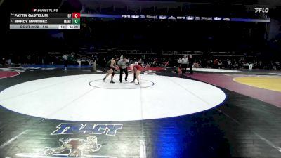 145 lbs Champ. Round 1 - Mandy Martinez, Manteca vs Paytin Gastelum, Golden Valley