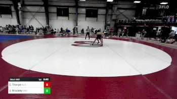 157 lbs Consi Of 8 #2 - Colton Thorpe, Wilkes vs Jacob Brockey, US Merchant Marine Academy