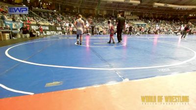 110 lbs Consi Of 8 #1 - Carter Randall, Keystone Wrestling Club vs Zayne Chappell, Tulsa Blue T Panthers