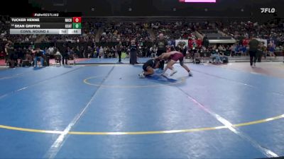 150 lbs Cons. Round 4 - Sean Griffin, Central Catholic vs Tucker Henne, Nampa Christian