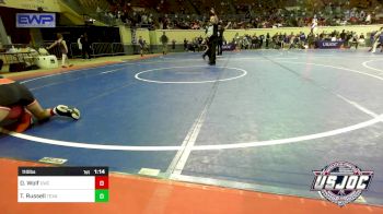 110 lbs Semifinal - Denver Wolf, Cowboy Wrestling Club vs Tobin Russell, Texas Select Wrestling