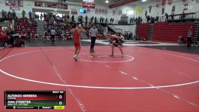 138 lbs Cons. Round 2 - Ivan Streeter, Iowa City, City High vs Alfonzo Herrera, Clinton