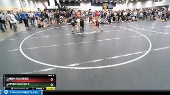 160 lbs Cons. Round 2 - Damien Garrett, IA vs Caden Gousetis, MO