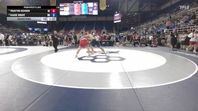 285 lbs Quarters - Trayvn Boger, UT vs Kade West, WA