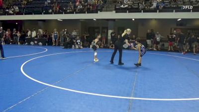 56 lbs Cons. Sub-semis - Makyis Williams, Lake Superior Ojibwe Wrestling Club vs Jerry Hetran, Angry Peach Wrestling Center