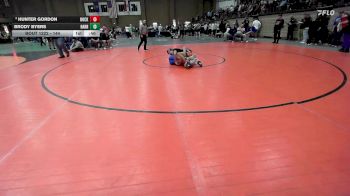 144 lbs Cons. Round 4 - Brody Byers, Harrah vs Hunter Gordon, Rockwall