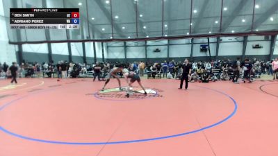 Junior Boys FS - 175 lbs Quarters - Ben Smith, UT vs Adriano Perez, WA