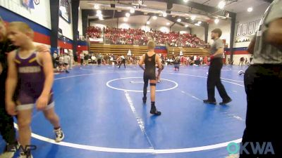 90 lbs Quarterfinal - Kade Cole, Coweta Tiger Wrestling vs Mac Still, Sperry Wrestling Club