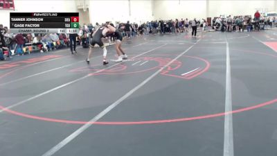 139 lbs Champ. Round 2 - Gage Factor, Tri-City United vs Tanner Johnson, Sibley East