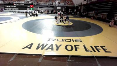 106 lbs Consi Of 8 #2 - Cade Riddle, Lakeway Christian vs Royce Wetzler, Benedictine Prep