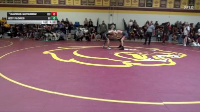 149 lbs Cons. Round 3 - Davrius Gutierrez, Fresno City College vs Izzy Flores, Delta College