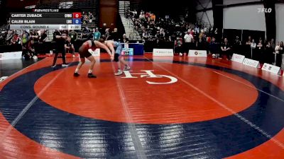 71kg Cons. Round 4 - Carter Zuback, Cowichan Valley Wrestling Club vs Caleb Blain, Lakehead Wrestling Club