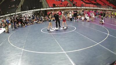 87 lbs Bella Kunzler, Idaho 14U Girls vs Evelyn Cortez, California 14U Girls
