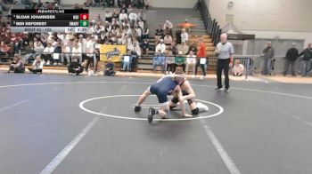 125 lbs Quarterfinal - Sloan Johannsen, Northern State vs Ben DeForest, UMary
